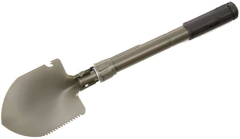 UDee Folding Camping Shovel Multifunctional Military High Carbon Steel Entrenching Tool (Color May Vary)-image-26