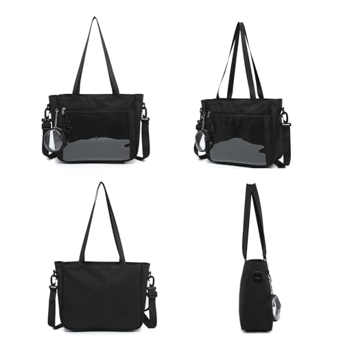 CHERRY SAUCE Tote bag Ita Bag Canvas Crossbody Shoulder Bag Backpack Kawaii Purses and Handbags with Pin Display3