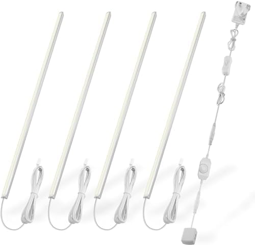 AlBOO Under Cabinet Kitchen Lights Wired LED 6000K Dimmable,28cm Under