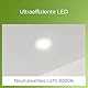 PHILIPS Diamond Cut UE Gen. 2 Recessed 6.5W, 150cm, 3000K, 1050 Lumen, white, Warmweiß