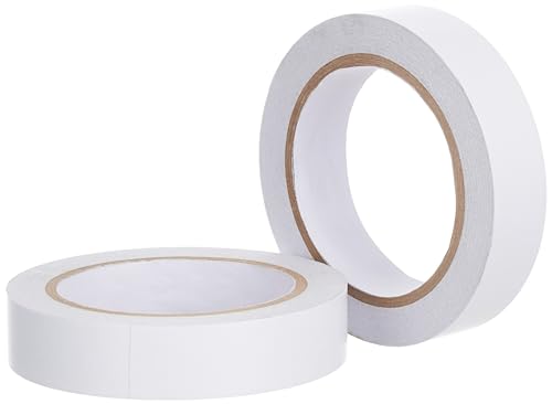 amazon basics Double Sided Multipurpose Tissue Tape Craft DIY Tape White Color for LED Strip Light Office Home Car Décor- 24MMX50MTR- Pack of 2 (B0CV779NFP) Amazon Price History, Amazon Price Tracker
