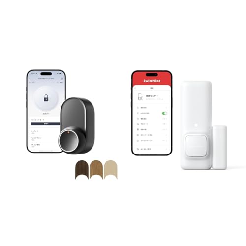 �y�Z�b�g�����zSwitchBot �X�C�b�`�{�b�g �X�}�[�g���b�N Ultra �X�}�[�g�L�[ �h�A���b�N Alexa Google Home Siri�ɑΉ� �u���b�N + �J�Z���T�[ Alexa �Z�L�����e�B Google Home IFTTT �C�t�g S