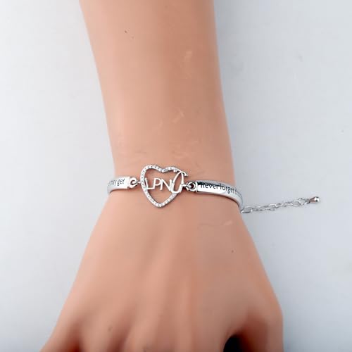 LPN Nurse Charm Bracelet Licensed Practical Nurse Appreciation Graduation Gift for Nursing Students Jewelry2