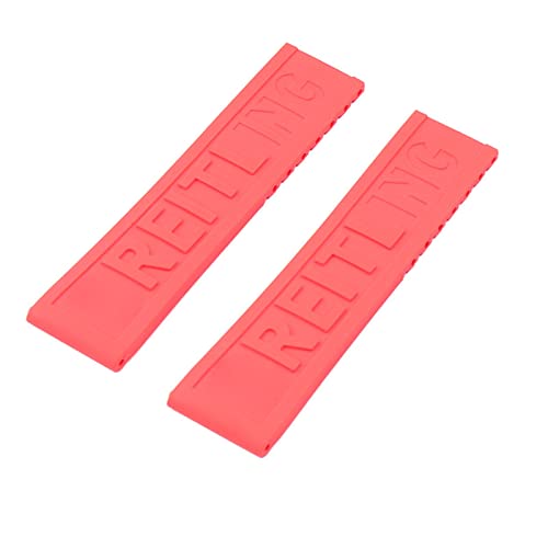 Bracelet en silicone pour Breitling 22mm 24mm avec fermoir pliant sport