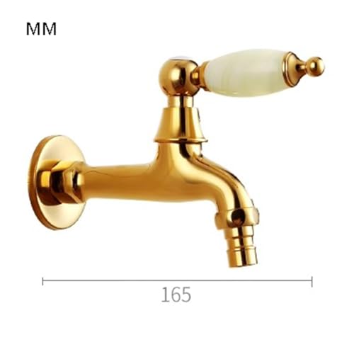 Grifo de agua fría para pared exterior monomando G1/2 de 16.5 cm 6