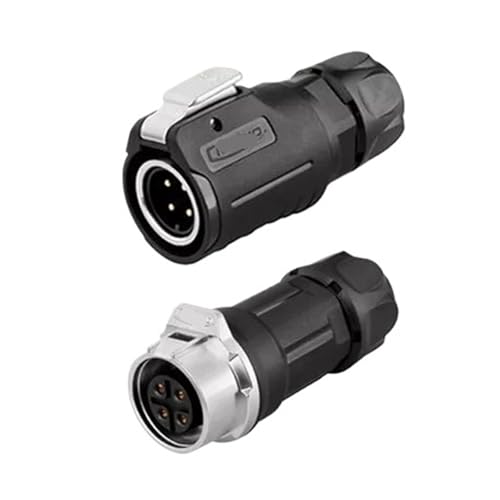 Connecteur 4 broches M16 étanche IP67 anti-humidité pour câble extérieur