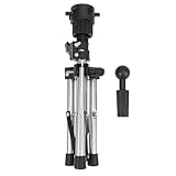 CHICAMPERA マネキンヘッド用調節可能三脚スタンド 髪型練習 美容師トレーニング向け 折りたたみ式収納簡単 ヘアデザイン教室や展示に