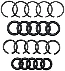 1/2" 3/8" Impact Wrench Retaining Socket Rings & with Ring Wrench o ring for Electric Wrench Air Wrench, Impact friction ring, pull ring（10 sets）