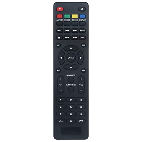 Télécommande Bruhm PERFASCIN de rechange pour téléviseur noir