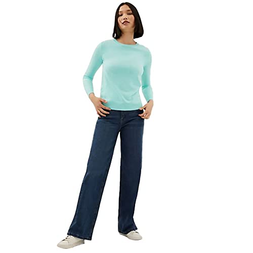 Image of Marks & Spencer Acrylic Women's Round Neck Sweater