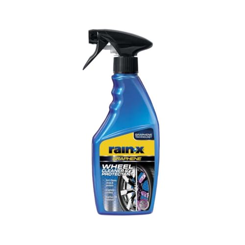 Rain-X Nettoyant et Protecteur de Jantes au Graphène – Brillance Durable et Bouclier Anti-Saleté – Formule à Changement de Couleur – Convient à Tous Types de Jantes – 500 ml