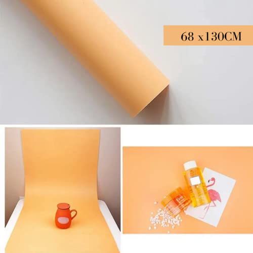 Image of SMILEDRIVE Professional Background Sheets, 60 x 120 cm. Yellow & Blue | PVC Backdrops, Photoshoot Backgrounds