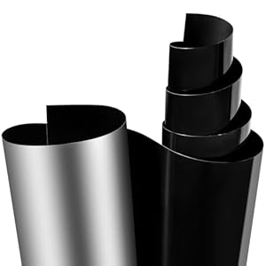 Vinyl Car Wrap, 5 ft. x 1 ft Vinyl wrap Gloss Premium Piano Black, Vehicle wrap for Automotive, DIY Interior Exterior, Car Moto Paint Protection Film Prevents Minor cuts and scrapes