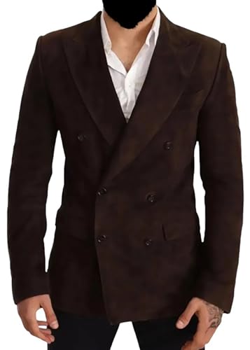Mens Generic Suede Blazer Casual - Mens Suede Blazer Jacket