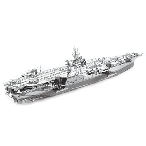 Metal Earth Premium Series USS Theodore Roosevelt CVN-71 3D Metal Model Kit Fascinations - Image 2