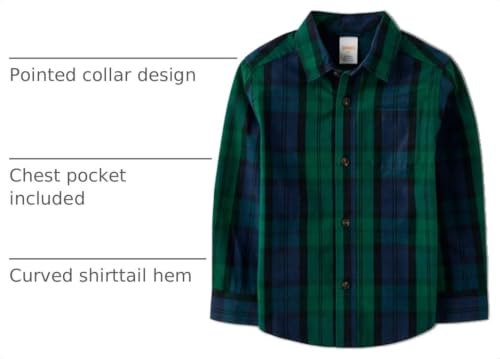 Image of Gymboree Boys' and Toddler Long Sleeve Button Up Shirt