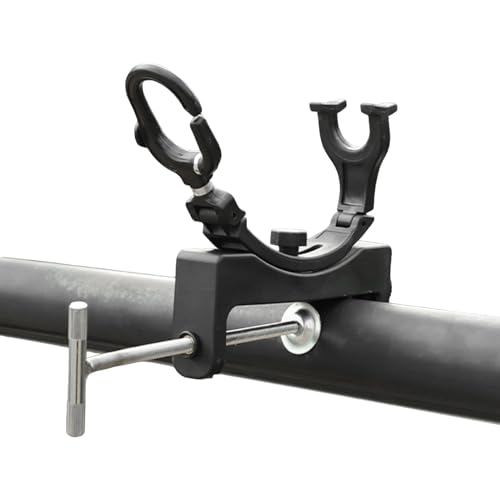 Soporte de cañas para barco de pesca | Estante de pesca | Equipo de columna de pie para lubina kayak soporte de silla de suelo Banca fluvial lago al aire libre