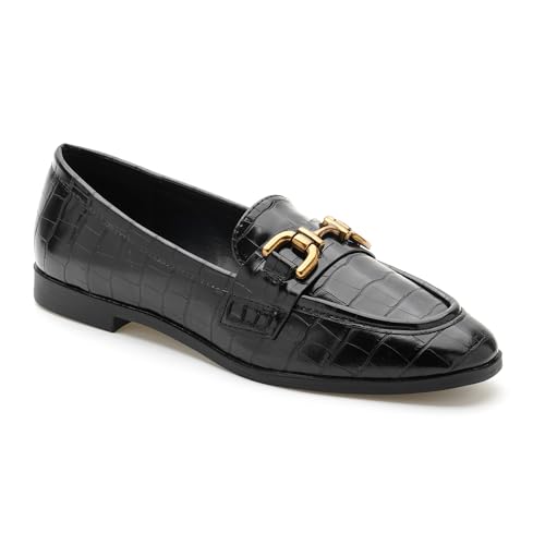 Image of U.S. Polo ASSN. Luna Black Loafers with Premium Upper