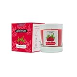 AROMATIUM Fruity Scented Candles, Assorted Fresh Fruit Aromas | Long-Lasting Soy Wax for Home Fragrance & Relaxation | Pack of Scented Candles (Raspberries Flavor)