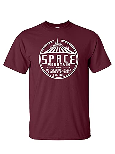 Space Mountain Magic Kingdom Vacation T-Shirt Space Family Shirts Adult (S, Black)4
