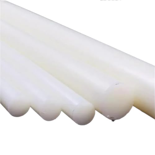 Barre ronde blanche nylon 30mm ultra-résistante à l'usure mécanique