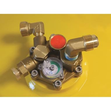 Gaslow Pack Bouteille GPL Rechargeable 11kg + Lyre + Boîte de Transfert Blanc + Adaptateur FR/IT