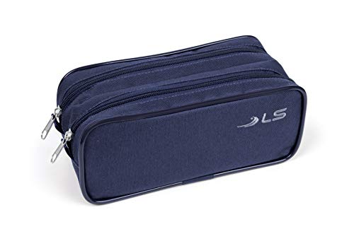 Estojo Necessaire Duplo LS EE2103 com 2 divisões