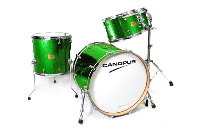 CANOPUS Mahogany Studio Kit Plus Green Spkl