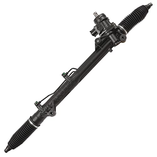 Detroit Axle - V6 Steering Rack and Pinion for 2005-2011 Audi A6, A6 Quattro Complete Power Steering Rack and Pinion 2006 2007 2008 2009 2010 Replacement [Supplied without EVO Component]