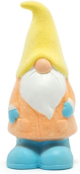 Napco Imports Decorative Spring Tabletop Figurine 4.75 Inch Ceramic Gnome
