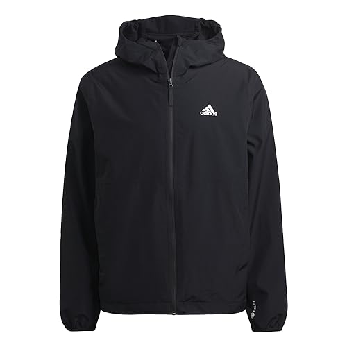 adidas Men's Essentials RAIN.RDY Jacket, Black, Medium