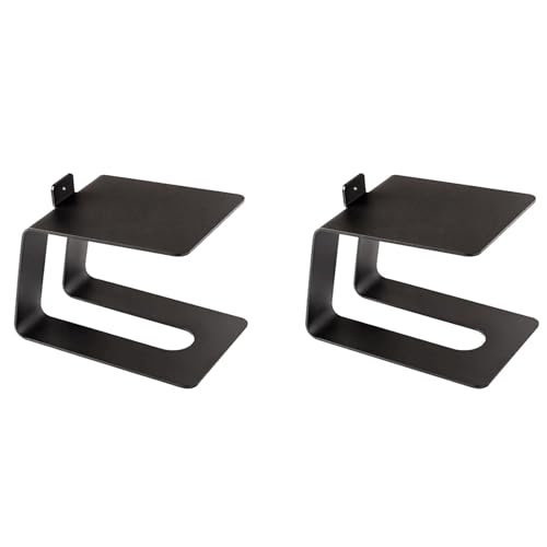 Support de haut-parleur de bureau anti-vibration en métal pour un son pur x2