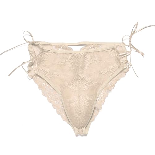 DTODWW Men's Lace Sissy Panties Thicken Underwear G-Strings Thongs Adjustable Briefs Nightwear3