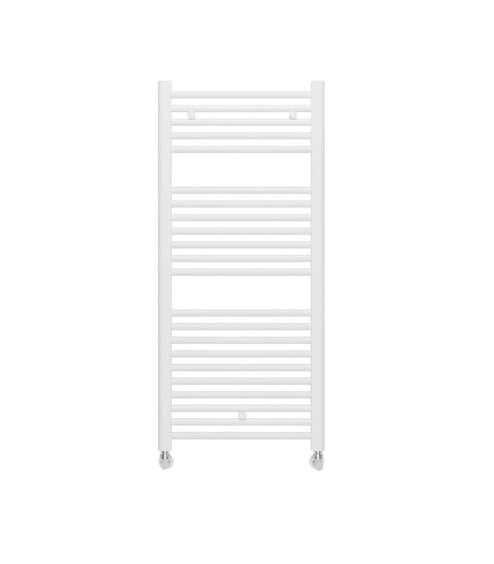 facula - Radiador Toallero DE Agua Ocean Blanco 1110x500mm | (NO Eléctrico) | 3 Soportes+purgador | Conexiones 3x1/2