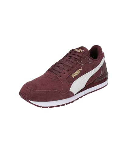 PUMA Zapatillas deportivas ST Runner v4 Suede para adultos, unisex, para adultos, Berenjena Vapor Gray Team Oro Blanco, 39 EU