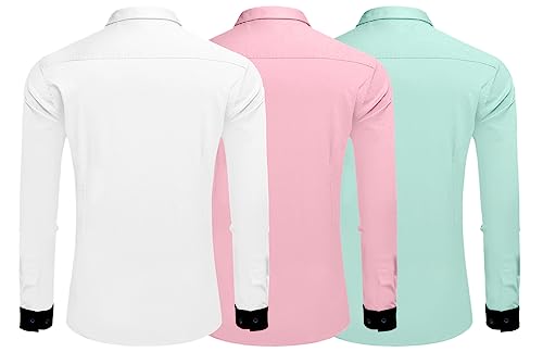 Image of Zombom Men's Striped Regular Fit Shirt