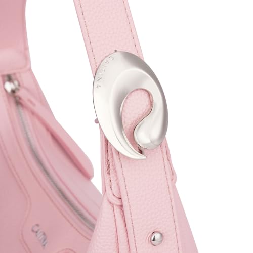 Crescent Bags Clutch Handbag For Women - Half Moon Clutch Purses Shoulder Bags Trendy Crossbody Hobo Purse with Adjustable4