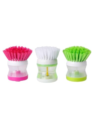 Tfal Brosse à vaisselle avec distributeur de savon liquide vaisselle casseroles et poêles