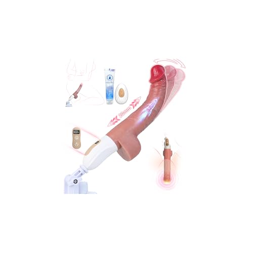 Dildo Vibrator Fickmaschine Sex Spielzeug für die Frau - Sexmaschine Vibratorensets für Frauen Klitoris mit 9*9*9 Schub-, Schwing- und Vibrationsmodi Realistischer Diloschwanz mit Vibration für Frauen