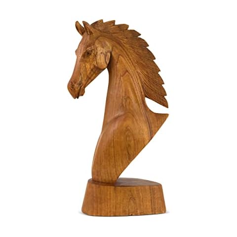 G6 Collection Wooden Horse Head Statue Cover