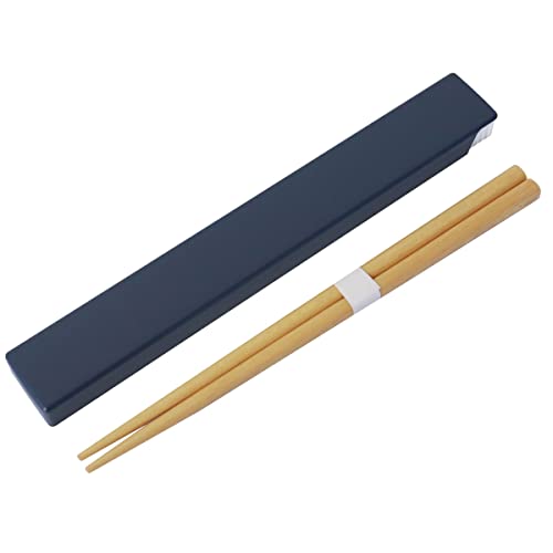 お箸 箸箱 セット 18cm やさしい彩り 抗菌箸 食洗機対応 スライド式 大人 おはし おしゃれ かわいい 箸 はし箱 お箸ケース 携帯用 お弁当箱用 和モダン シンプル 木製箸 日本の伝統色 にっぽん伝統色 日本製 山中漆器(るり色)