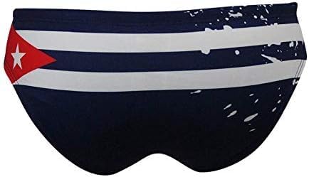 Suit Cuba Stripes Swimwear, Swim Briefs for Swimmers, Water Polo, Underwater Hockey, Underwater Rugby