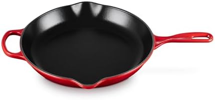 Le Creuset Enameled Cast Iron Signature Iron Handle Skillet, 11.7...
