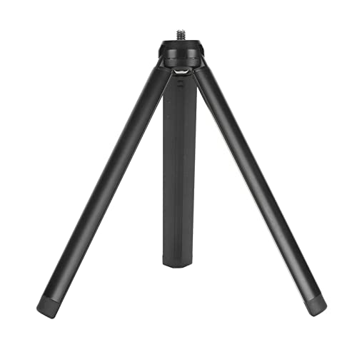 Mini Camera Tripod – Portable Aluminum Alloy Selfie Stick Handle Grip, Compact Mini Tripod for Camera, DSLR, and Camcorder Stand
