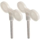 GALPADA 2 Llaves de Cuerda Metálicas para Reemplazo de Caja de Música, Accesorios Musicales para Restaurar Mecanismos Antiguos y Reparar Cajas de Música