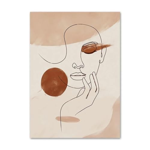 Art abstrait géométrique triptyque 40x60cm pour décoration de salon moderne