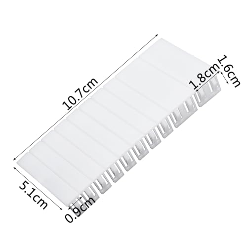 Miniatura 6 de 72 Tiras De Cubierta Para Caja De Fusibles, Cubierta Ciega De Abs Blanco, Juego Para Caja De Distribución, Montaje Sin Herramientas, Compatible Con Hager F-Tronic Hensel, Para Instalación Eléctrica