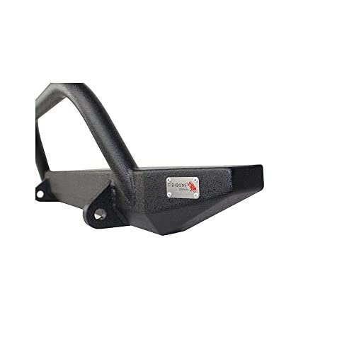 Fishbone Jeep Tj Front Bumper W/Winch Guard 97-06 Wrangler Tj Rubicon And Unlimited Steel Black Textured Powdercoat Piranha Series #TOP2