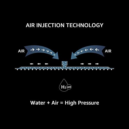 Image of Iriber Brushed Gold Shower System Wall Mounted Shower Faucet Mixer Set with 10 Inches Rain Shower head and Handheld, Bathroom Shower Trim Kit Contain Pressure Balance Valve Cartridge