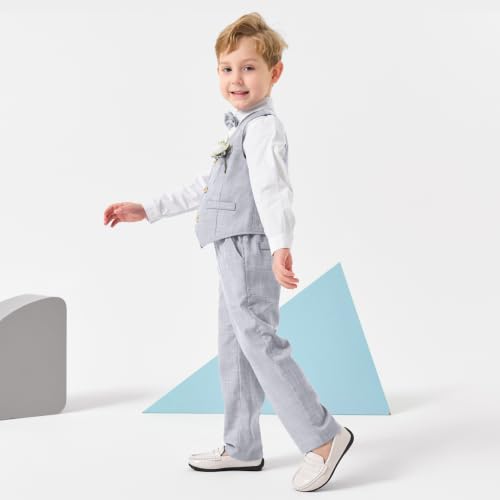 Image of Volunboy Boys Suit Formal Wedding Guest Dress Clothes